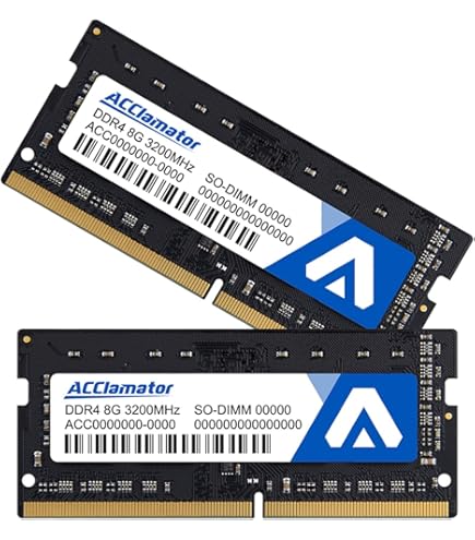 Lexar SO-DIMM DDR4-3200 8GB×2 16GB Lexar SODIMM 16GB DDR4 RAM, 3200 MHz, 260-Pin DDR4 SODIMM Laptop